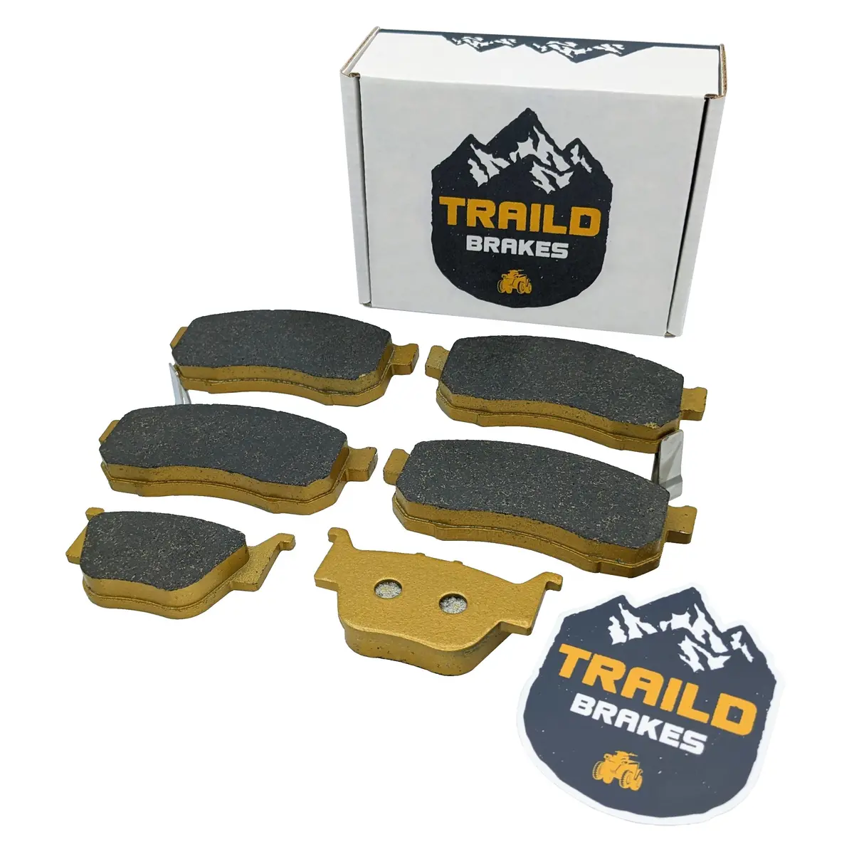 Traild Honda Pioneer 700/520/500 2014-2026 Ceramic Brake Pad Set 1