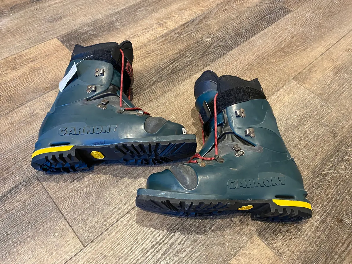 Garmont Telemark Ski Boots, 24.0 Mondo, Men 6, Women 7, Deep Blue 1