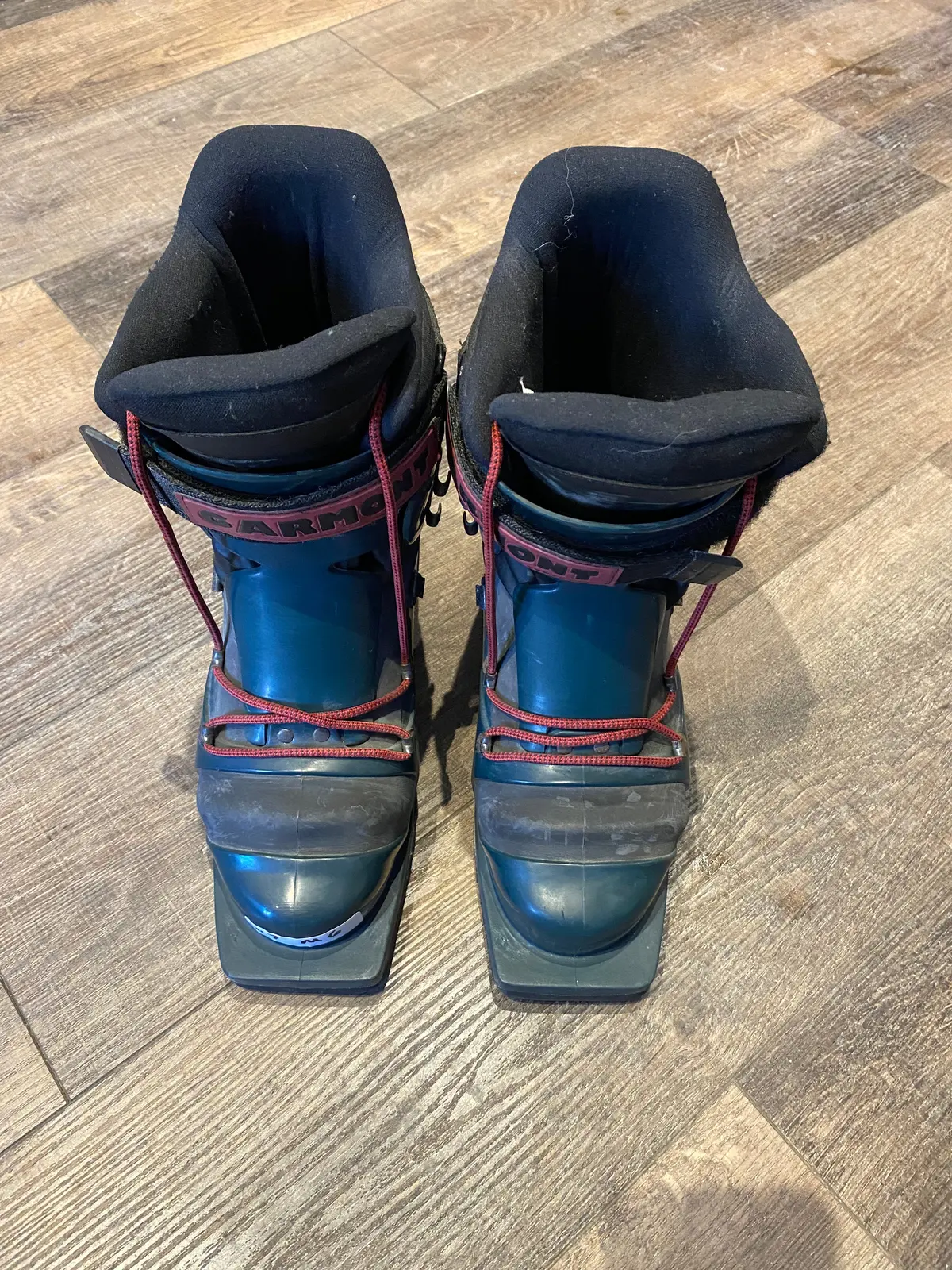 Garmont Telemark Ski Boots, 24.0 Mondo, Men 6, Women 7, Deep Blue 2