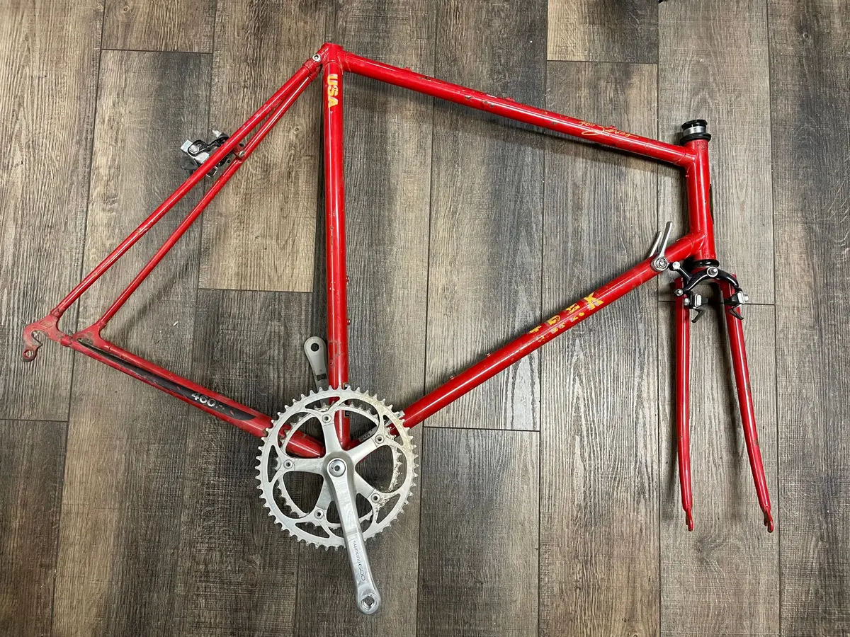 Vintage Lugged Steel Trek 460 Series Road Bike 60-61Cm 1