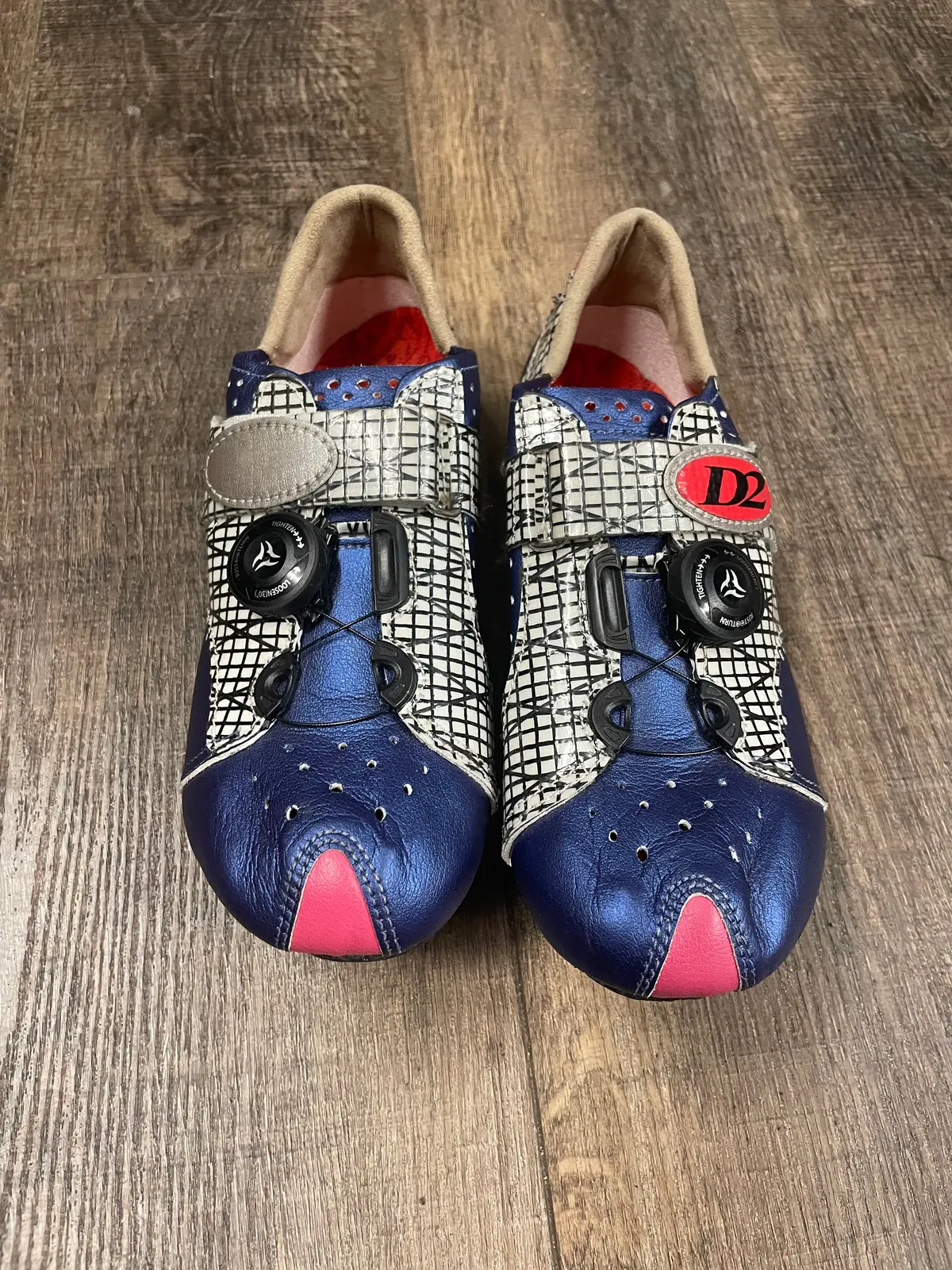 D2 Powerwire Cycling Shoes Blue Women 6 1