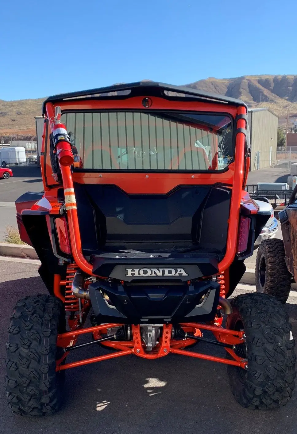 Honda Talon 4-Seat Rear Glass Windshield 2020+ By Dwa (Dirt Warrior Accessories) 1