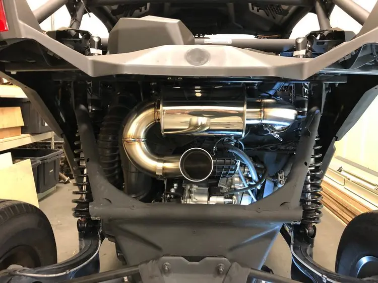 Treal Performance 2017-2020 Can-Am X3 Rear Muffler Section 1