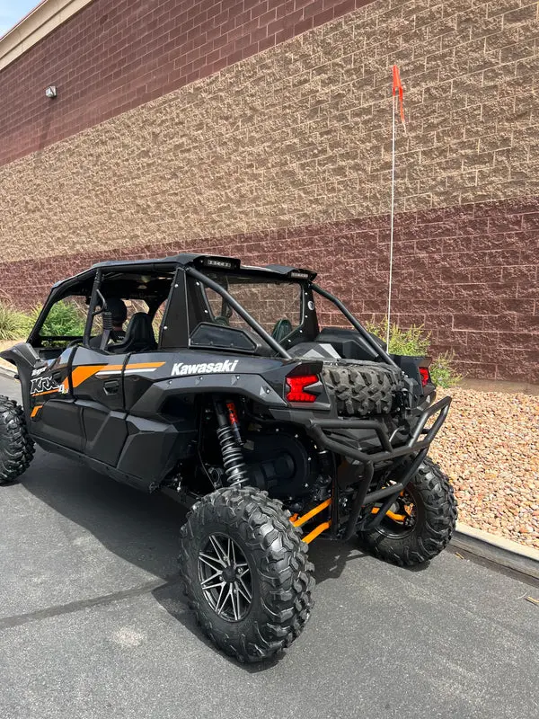 Kawasaki Teryx Krx 1000 Rear Glass Windshield 4- Seat 2022+ - By Dirt Warrior Accessories 4