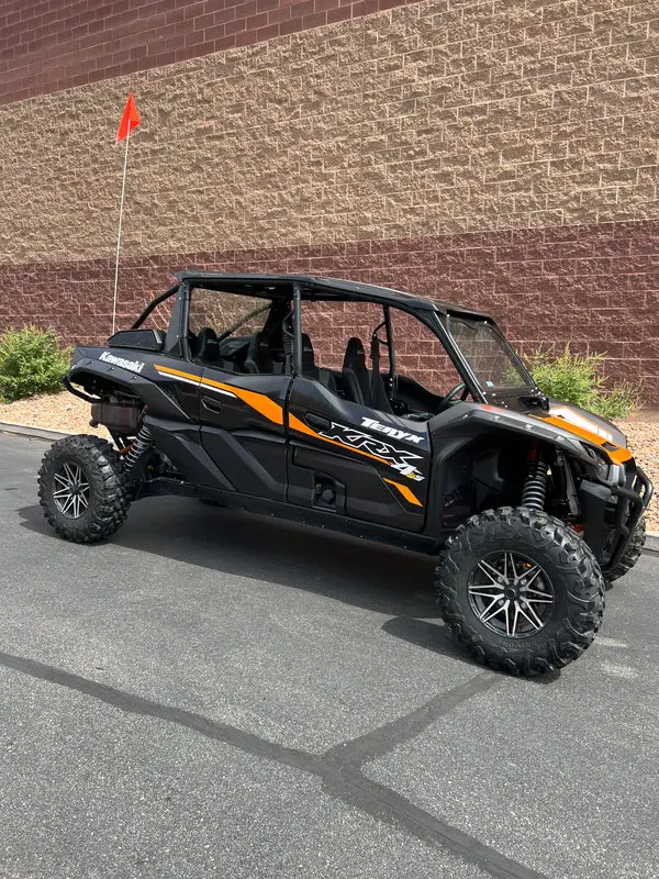 Kawasaki Teryx Krx 1000 Rear Glass Windshield 4- Seat 2022+ - By Dirt Warrior Accessories 2