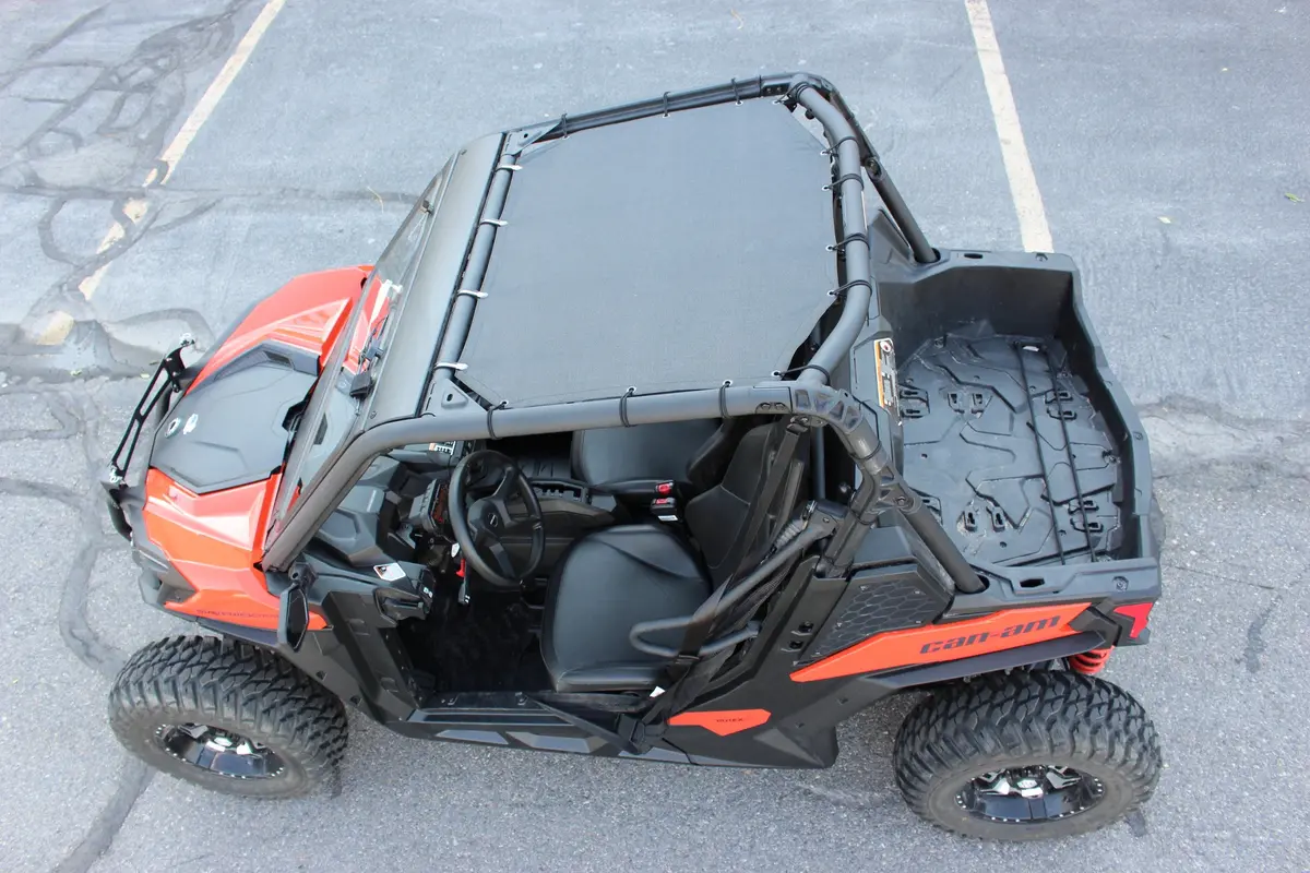 Motoroof Shade Roof – Canam Maverick Trail / Sport – Black 1