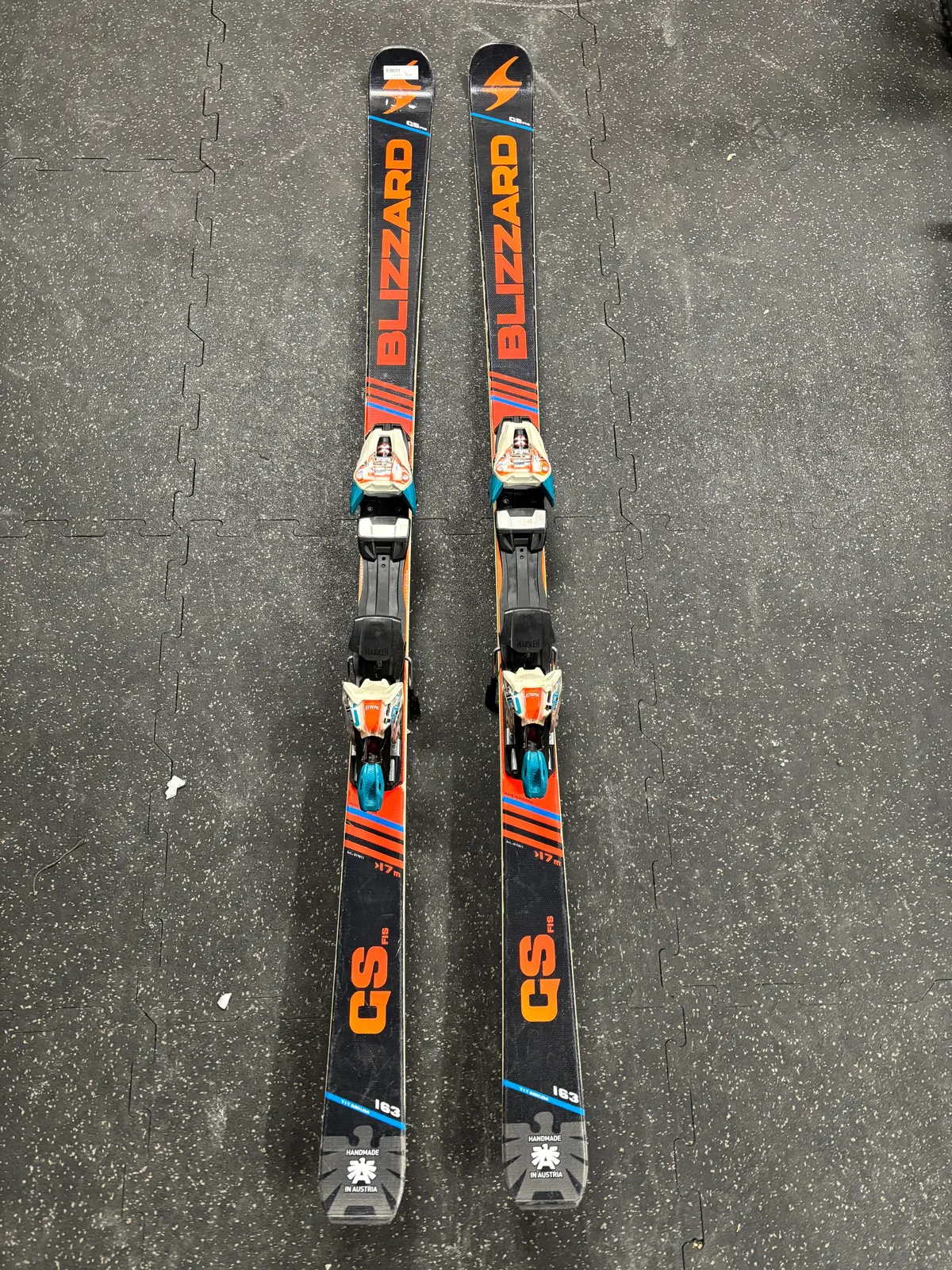 Blizzard Gs Fis Race Skis, 163Cm, Older Marker Race 12 Bindings, See Notes 1