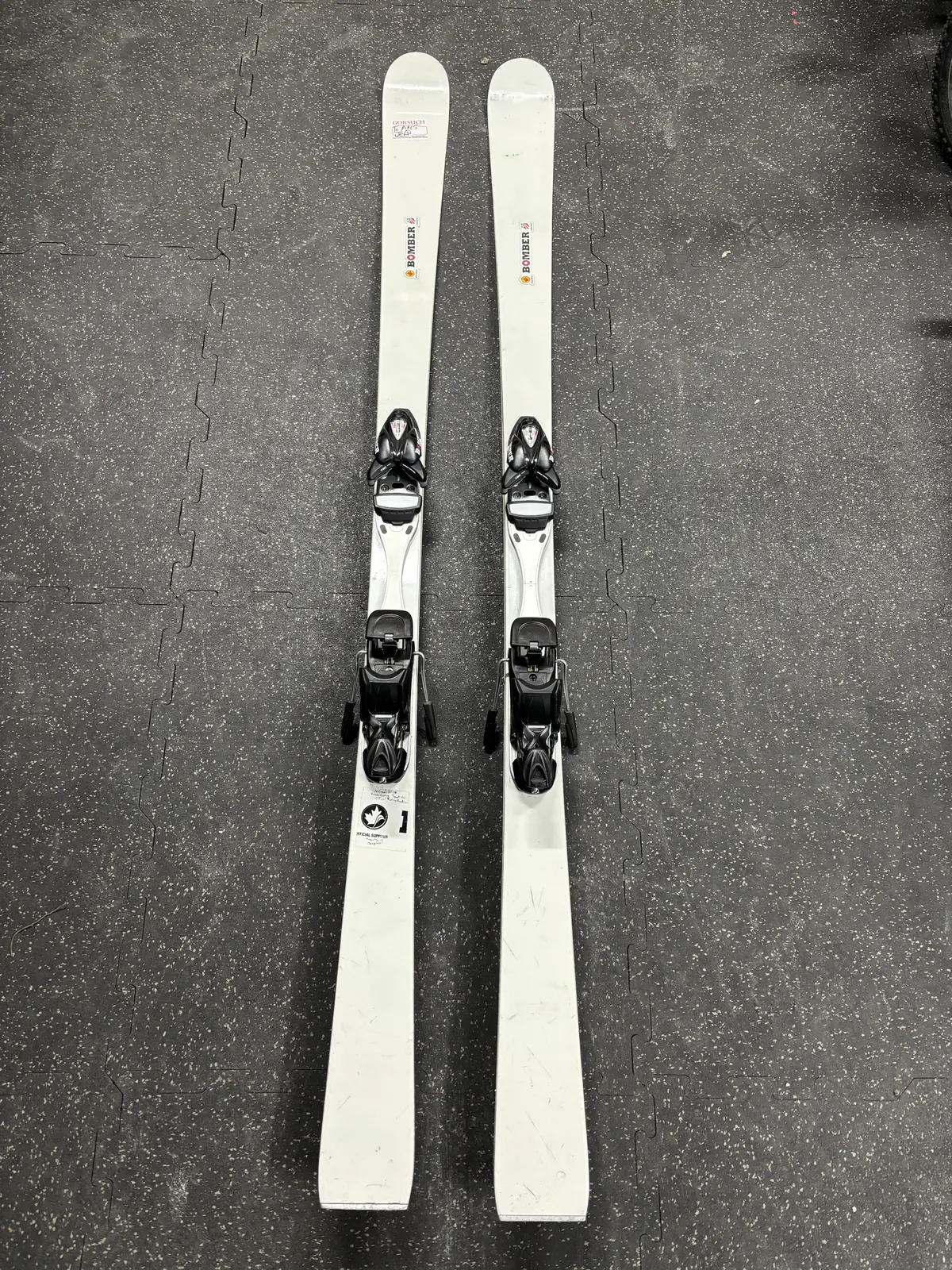 Bomber Pro/Race Carve Skis, 175Cm, Older Bomber 816 Bindings, See Notes 1