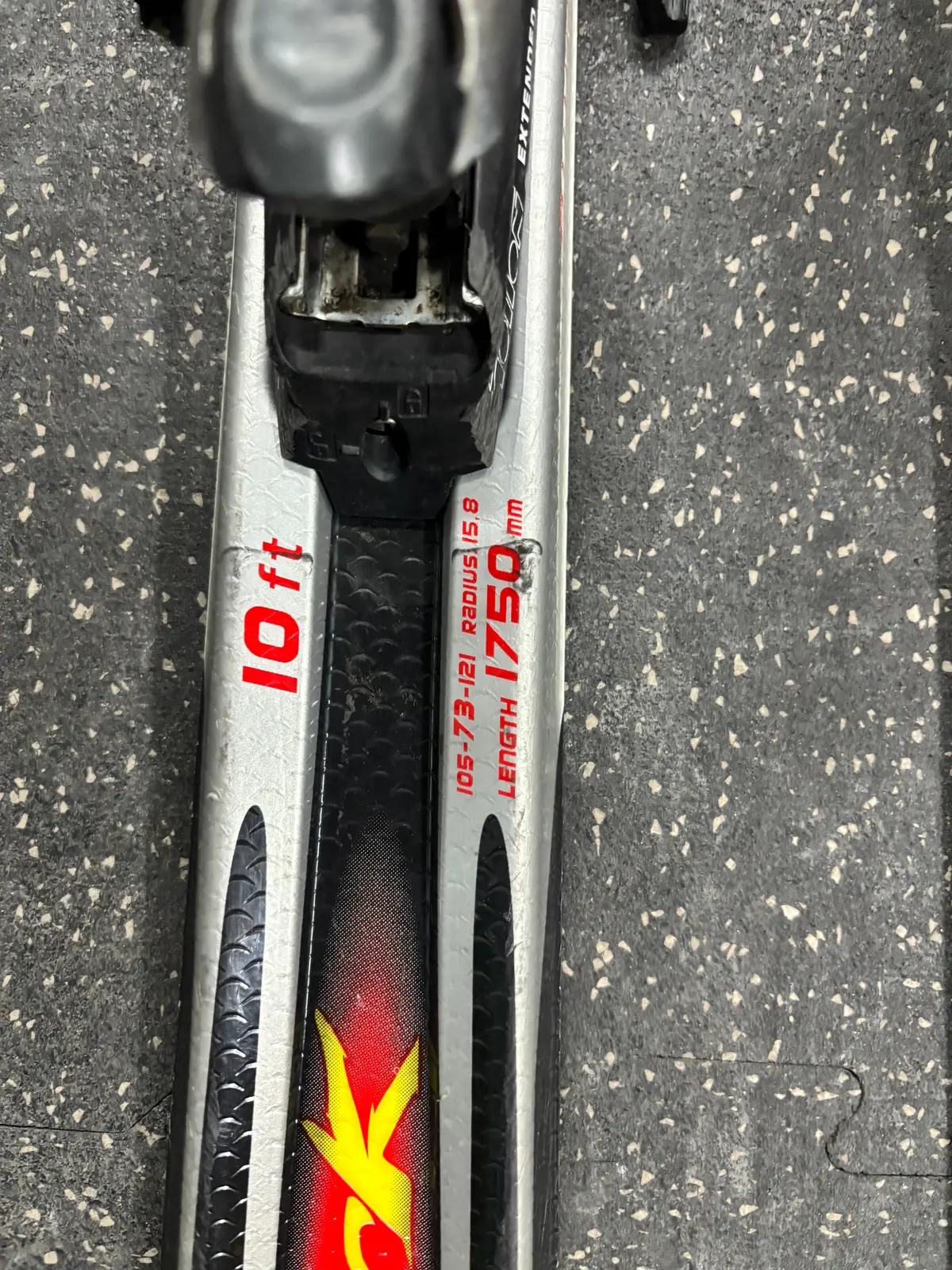 Volkl Tiger Shark All Mountain/Carving Skis, 175Cm, Older Marker Bindings, See Notes 2