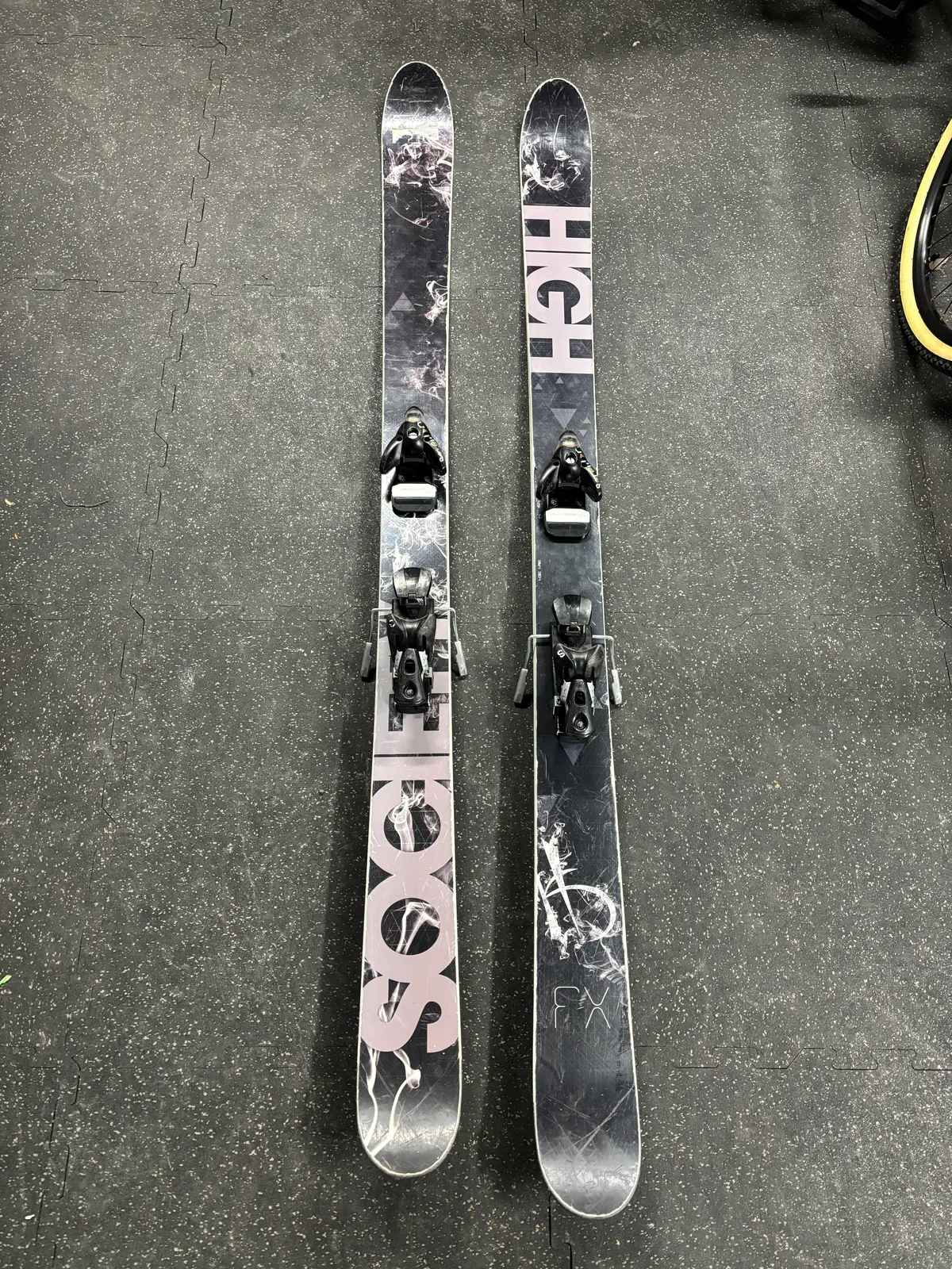 High Society Fx Twin Tip Freeride Skis, 183Cm, Older Salomon Sth Bindings, See Notes 1