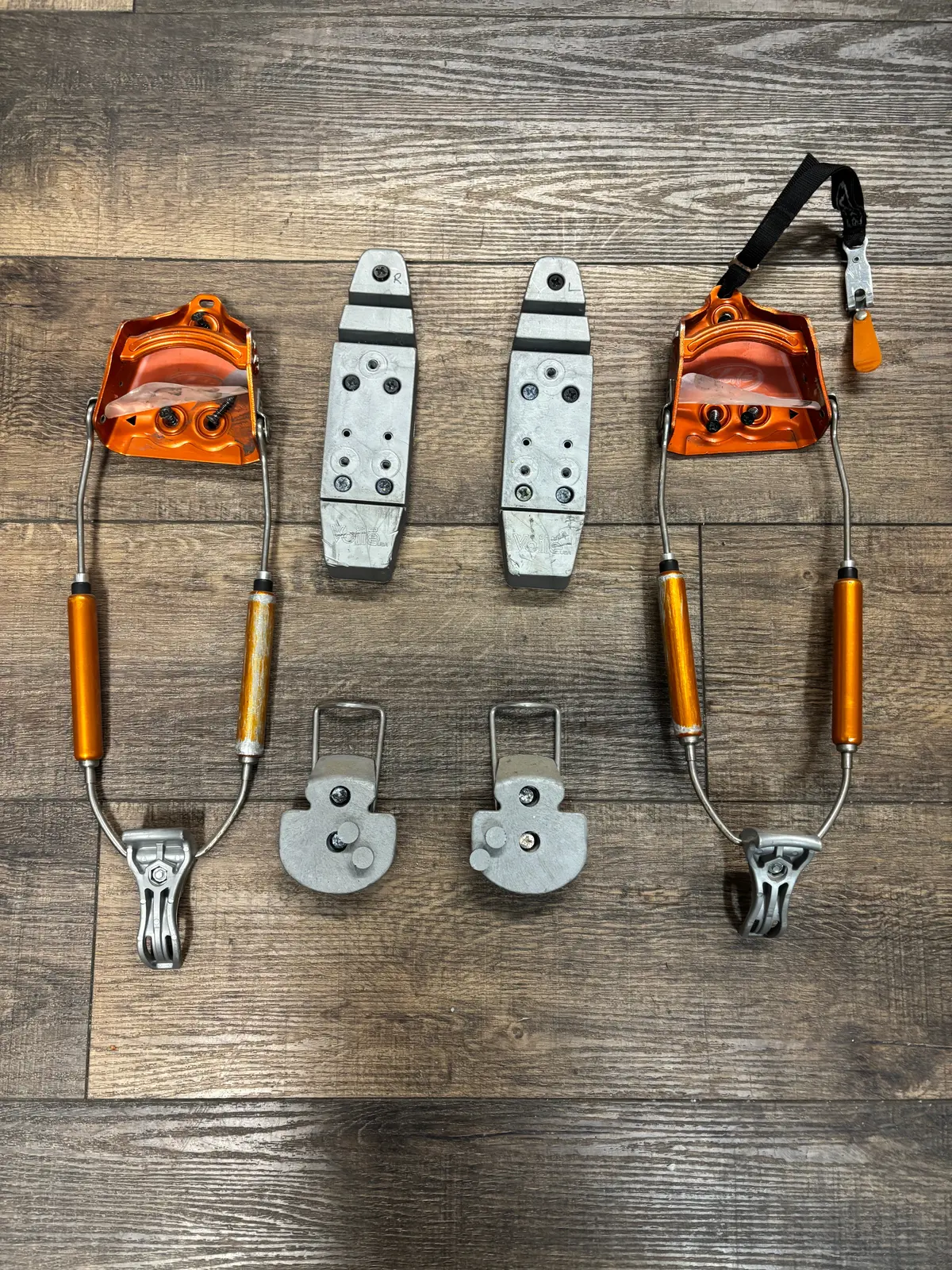 Voile Hardwire Telemark Ski Bindings W/ Risers/Heel Plates 1