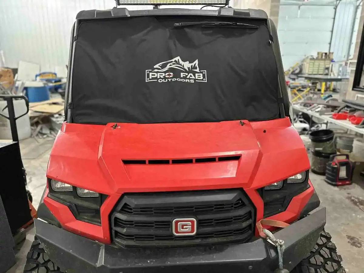 Padded Windshield Cover For Gravely By Pro Fab Outdoors 1