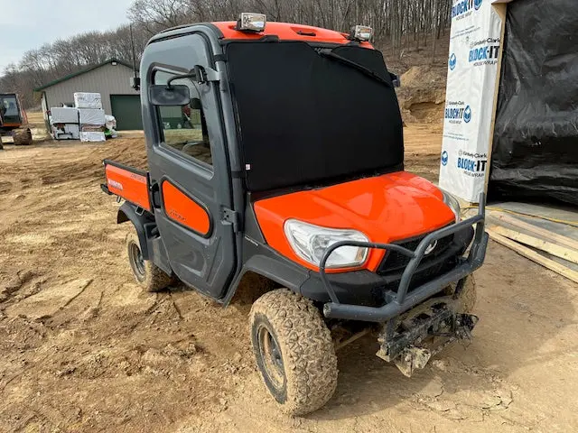 Padded Kubota X1100c Windshield Cover By Pro Fab Outdoors 1