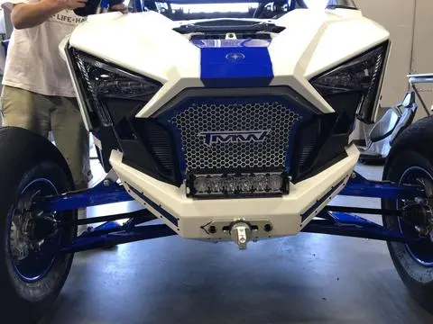 Dominator Rzr Pro Xp Winch Front Bumper By Tmw Off-Road 1