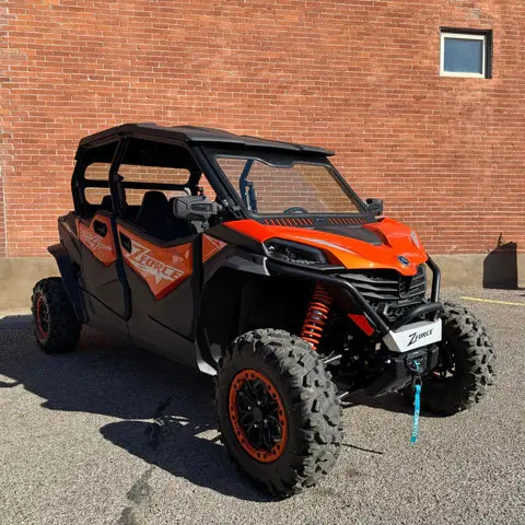 Cfmoto Zforce 950 Sport/Trail Vented Glass Windshield By Bent Metal 1