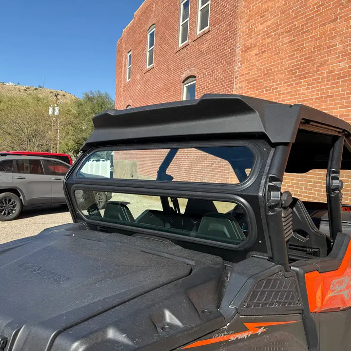 Cfmoto Zforce 950 Sport/Trail Rear Glass Windshield By Bent Metal 3