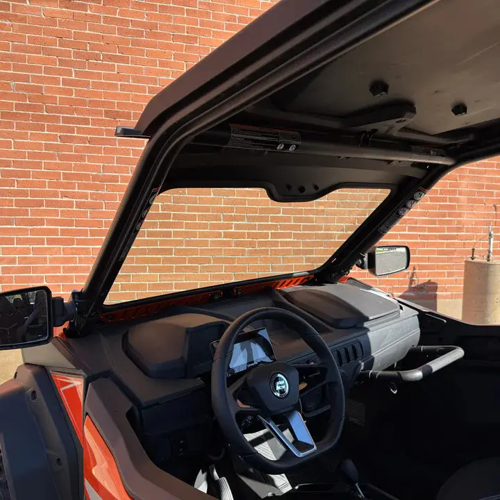 Cfmoto Zforce 950 Sport/Trail Vented Glass Windshield By Bent Metal 3