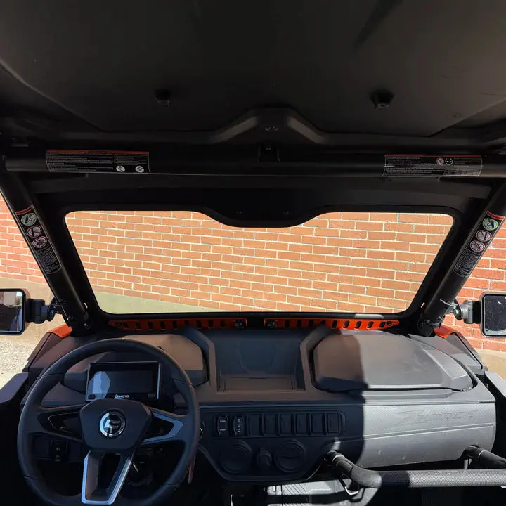 Cfmoto Zforce 950 Sport/Trail Vented Glass Windshield By Bent Metal 4
