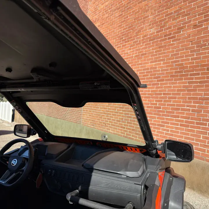 Cfmoto Zforce 950 Sport/Trail Vented Glass Windshield By Bent Metal 5