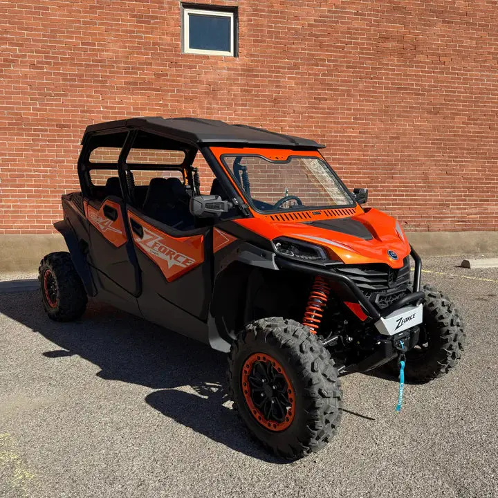 Cfmoto Zforce 950 Sport/Trail Vented Glass Windshield By Bent Metal 6