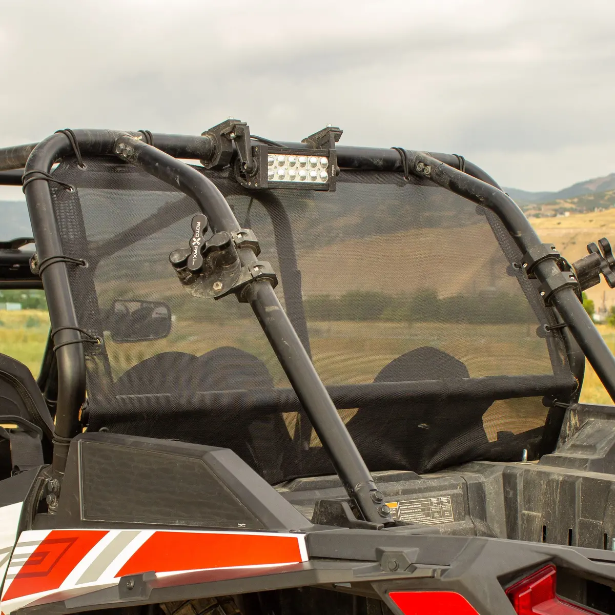 Motoroof Rear Window – Polaris Rzr 2014-2020 – Black 1
