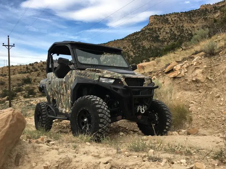 Bent Metal Polaris General Vented Windshield 1