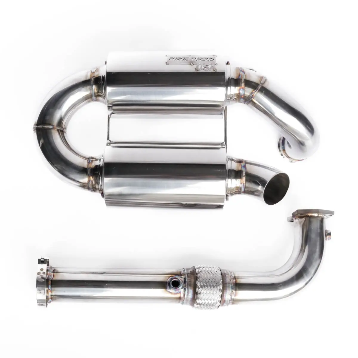 Polaris Rzr 3" Full Turbo Back Exhaust By Force Turbos 1