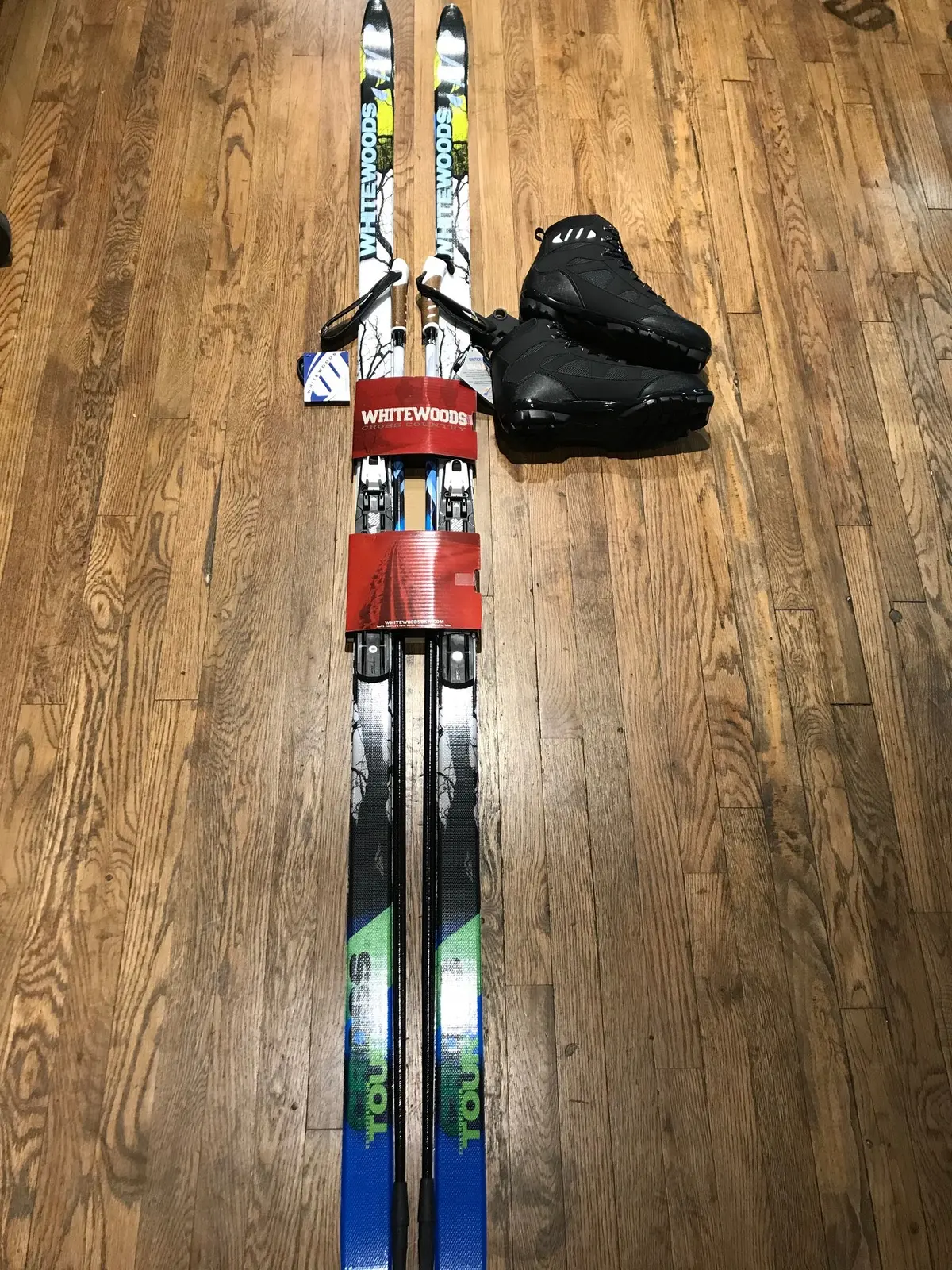 Whitewoods Crosstour Cross Country Skis 207Cm Nnn Bindings Ski Package 1