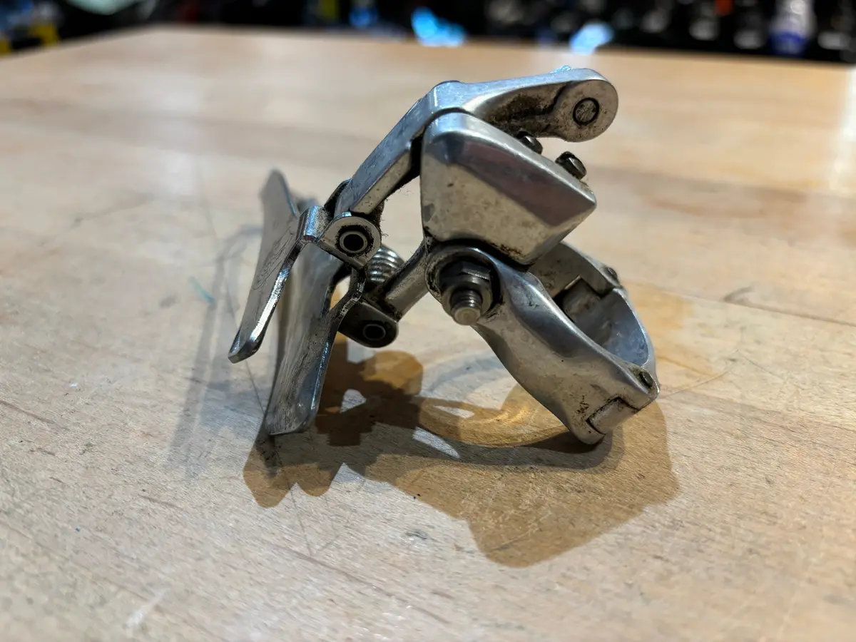 Vintage Campagnolo Double Front Derailleur, 28.6Mm Clamp 2