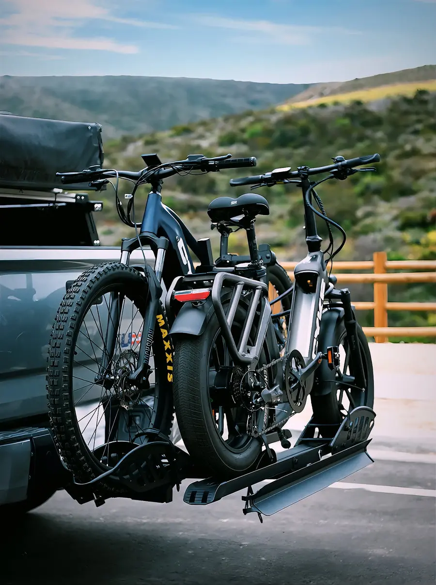 Cravot Cyberrack E2 Hitch E-Bike Rack +Ramp 1