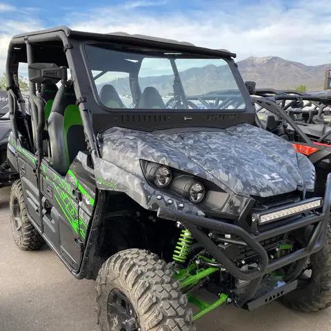 Kawasaki Teryx (2016-2025) Vented Glass Windshield By Bent Metal 1