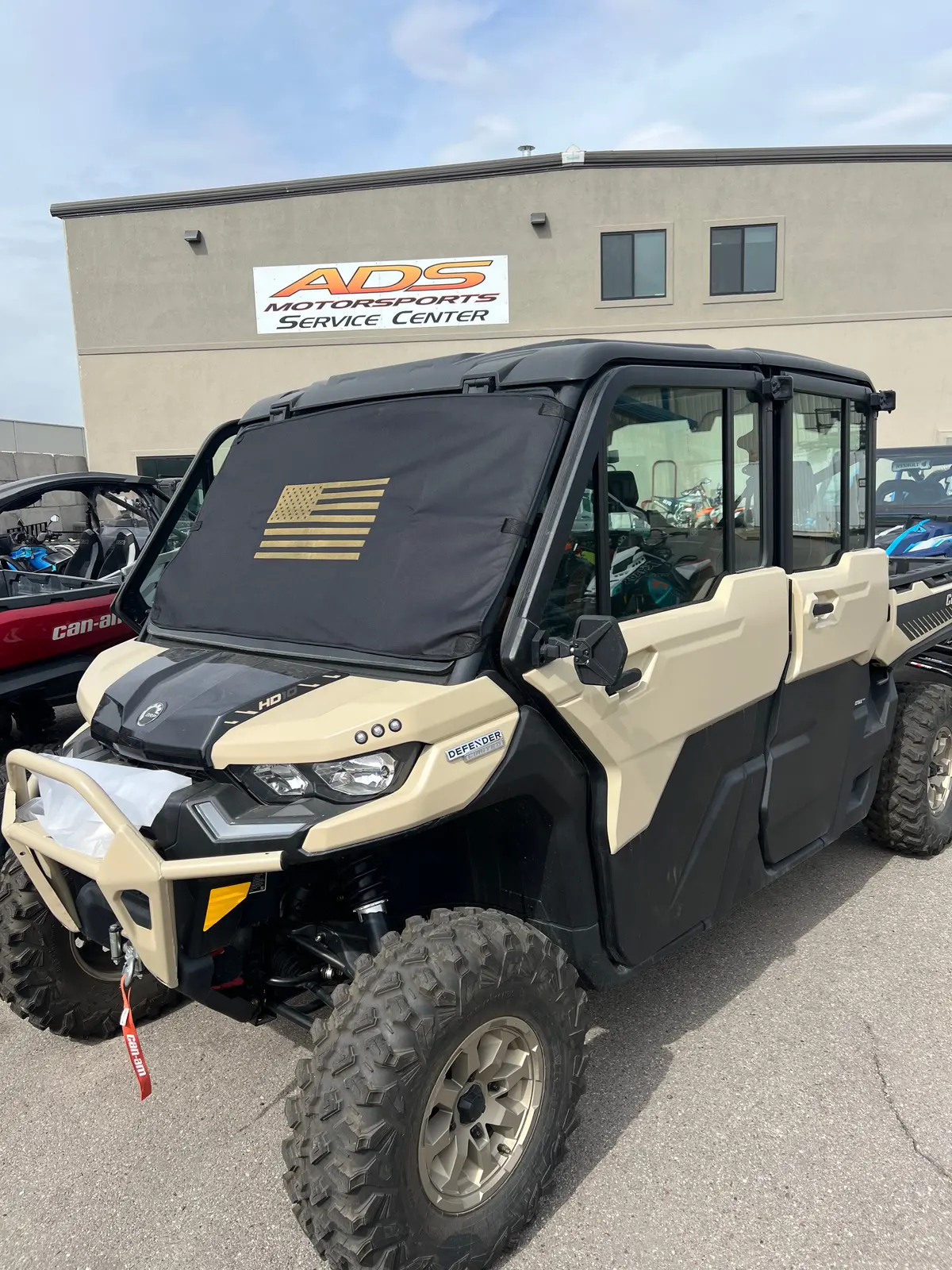 Canam Defender Padded Windshield Covers By Utv 801 1