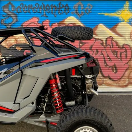 Factory Utv Polaris Rzr Turbo R Dual Clamp Spare Tire Mount 2