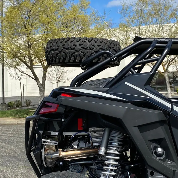 Factory Utv Polaris Rzr Turbo R 4 Dual Clamp Spare Tire Mount 1