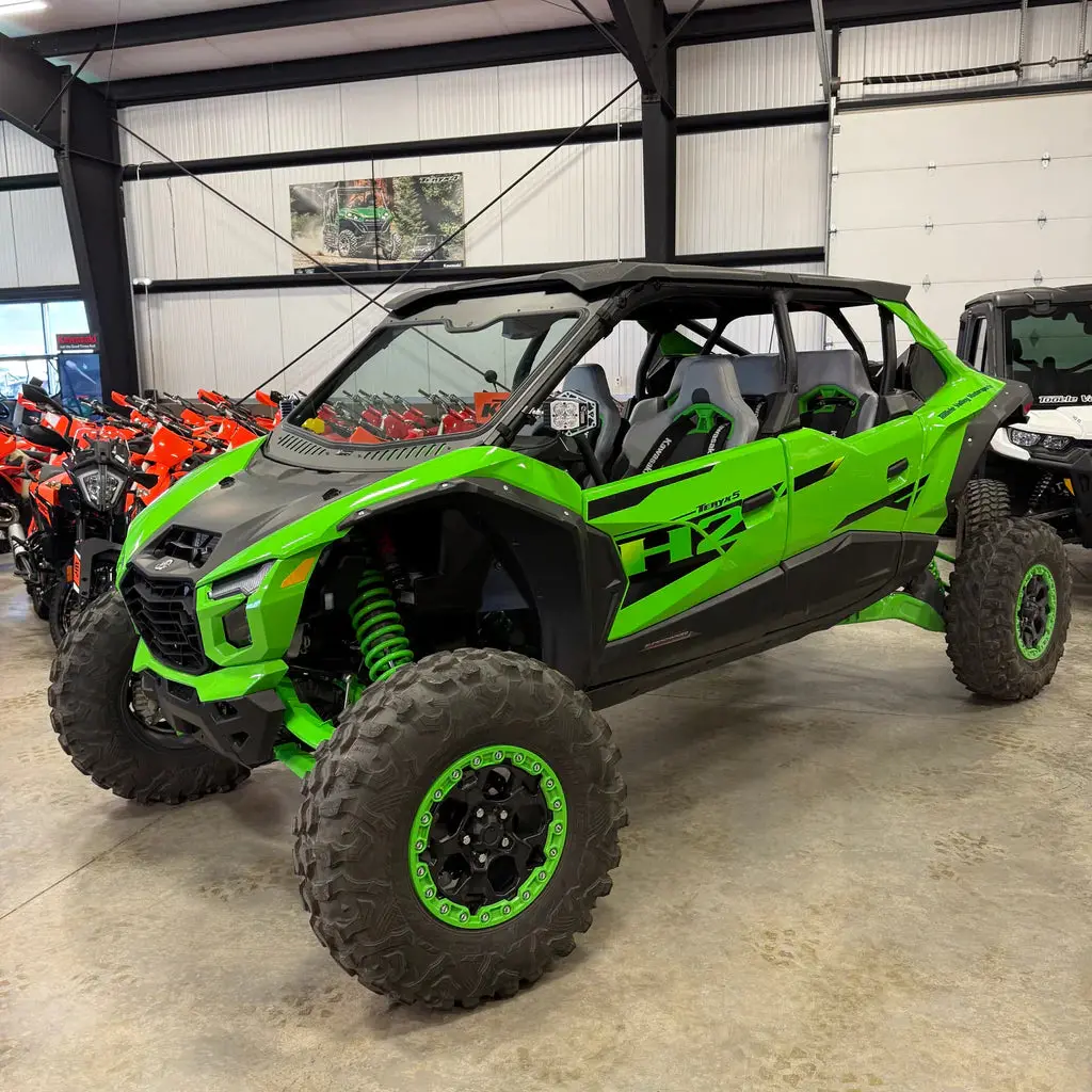 Kawasaki Teryx H2 Vented Glass Windshield By Bent Metal Offroad 1