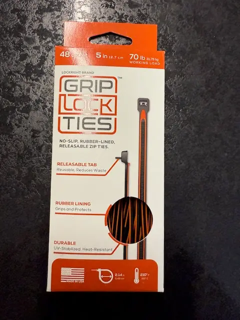 Griplockties™ 5 Inch, 22 Pound, Uv, 48 Count 1