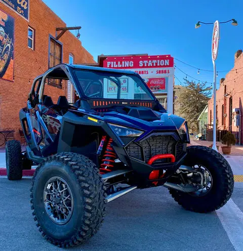 Bent Metal Polaris Rzr Turbo/Pro R Vented Glass Windshield 1