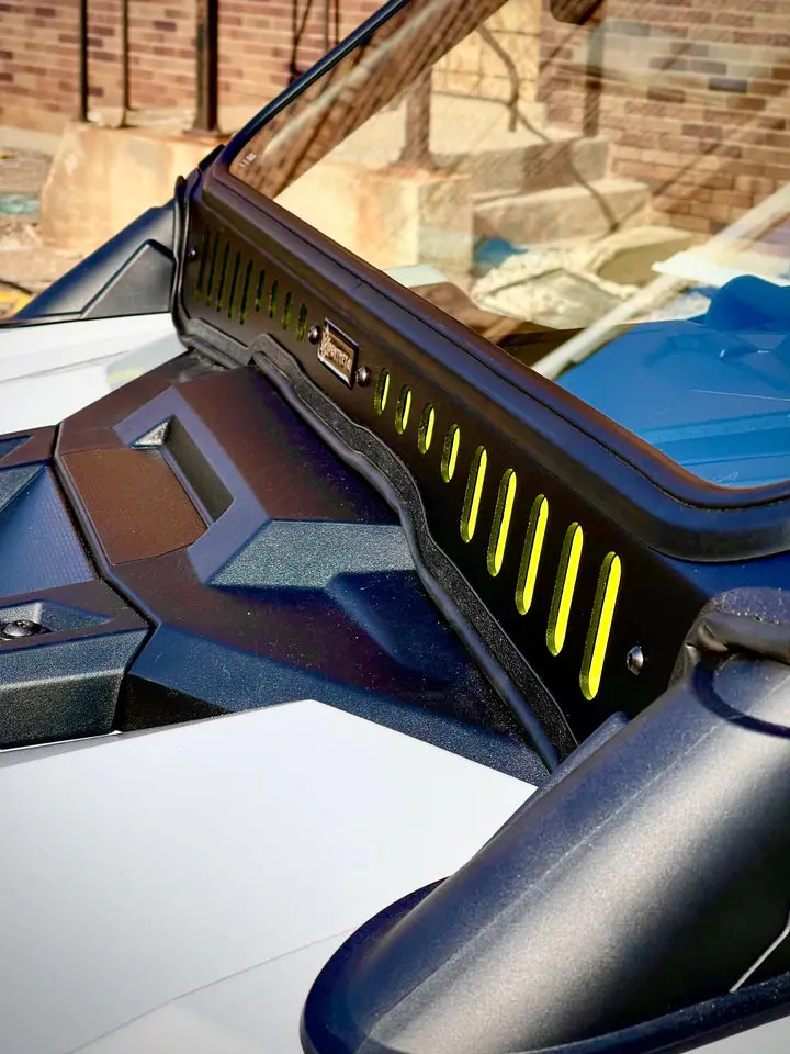Bent Metal Polaris Rzr Pro Xp Vented Glass Windshield 3