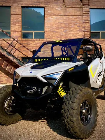 Bent Metal Polaris Rzr Pro Xp Vented Glass Windshield 1