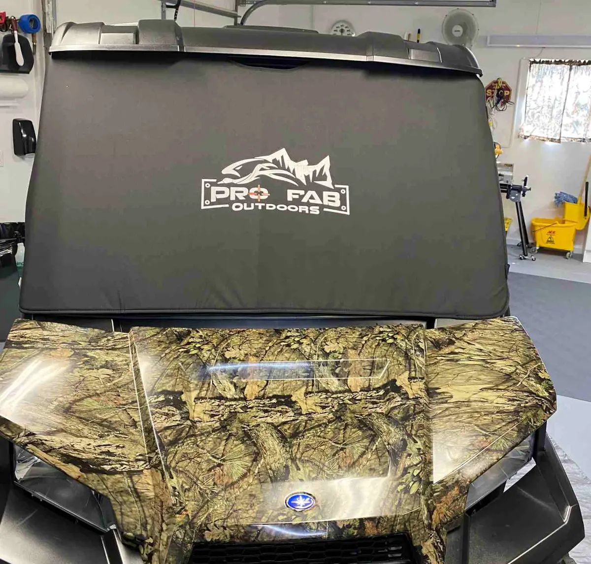 Padded Windshield Cover For Polaris Ranger Mid Sized By Pro Fab Outdoors 1