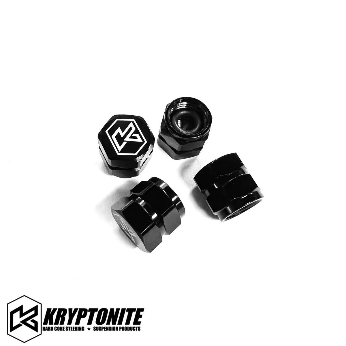 Kryptonite Machined Aluminum Valve Stem Caps For Standard Schrader Valve 1