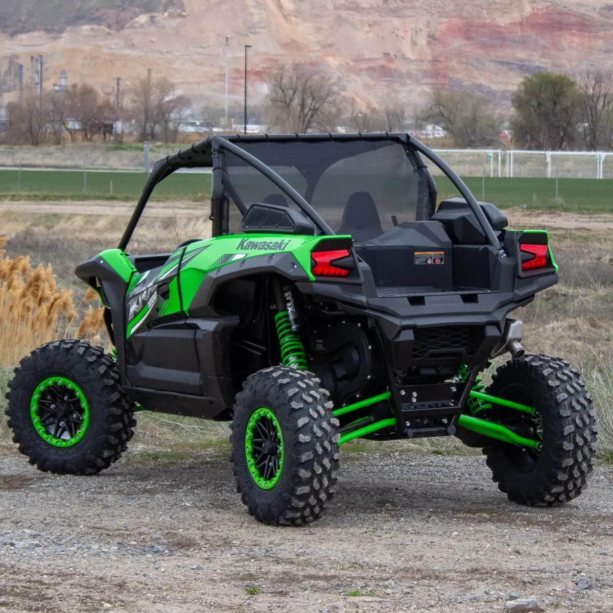 Motoroof Rear Window – Kawasaki Teryx Krx 2020 – 2 Door – Black 2