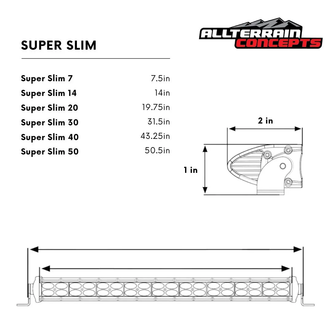 Super Slim Series Light Bars 2