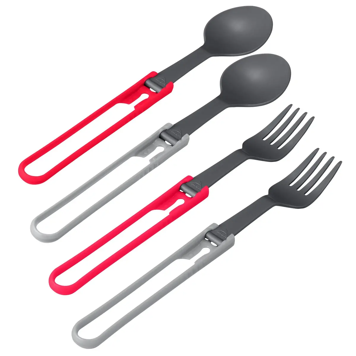 Msr Folding Utensil Set - 4 Piece Spoon & Fork 1