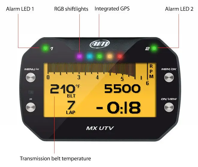 Aim Sports - Aim Mx Utv - Data Logger For Racers 1
