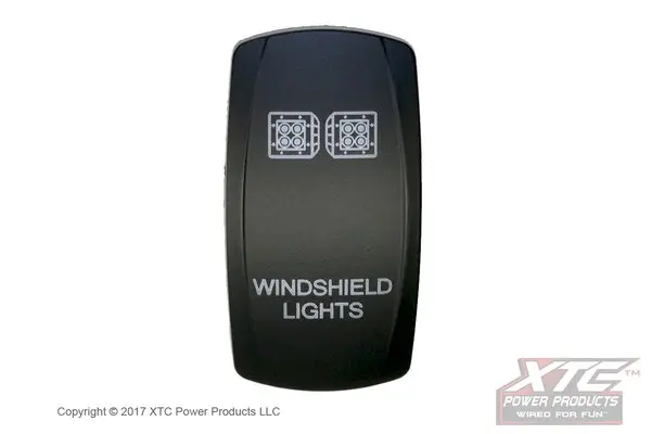 Carling Switch With Windshield Lights Actuator/Rocker 1
