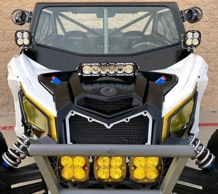 Can-Am, Maverick X3, Onx6+ Shock Mount Kit, Onx6 Hybrid 10" By Baja Designs 1