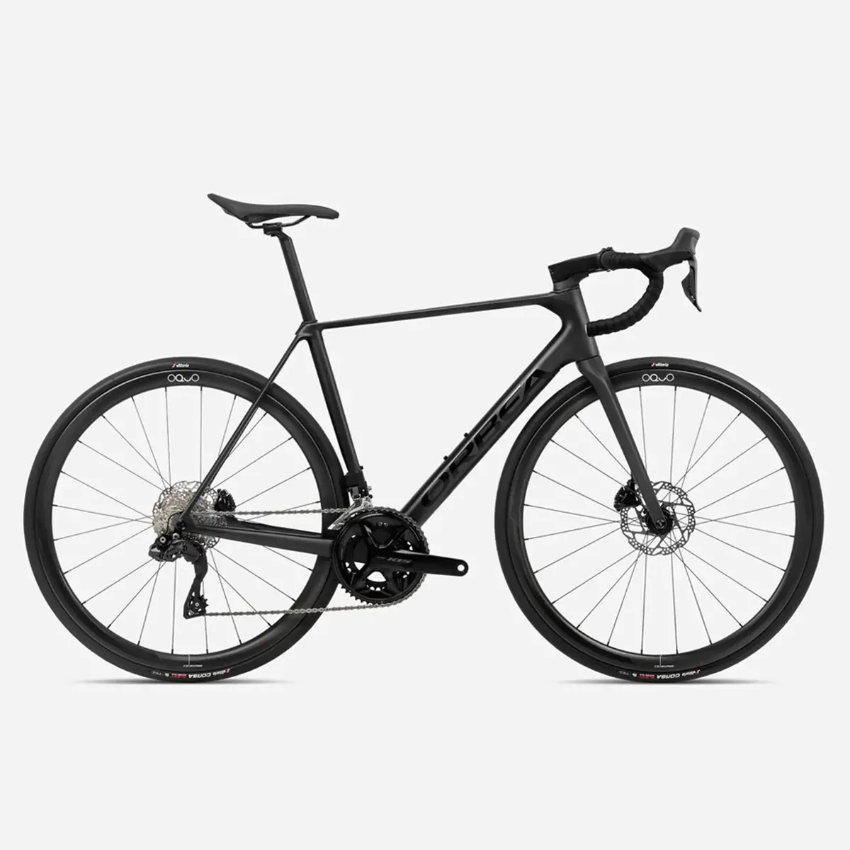 2025 Orbea Orca M35i, Shimano 105 Di2, Carbon Road Bike, Carbon Wheels,  Black/Black 1