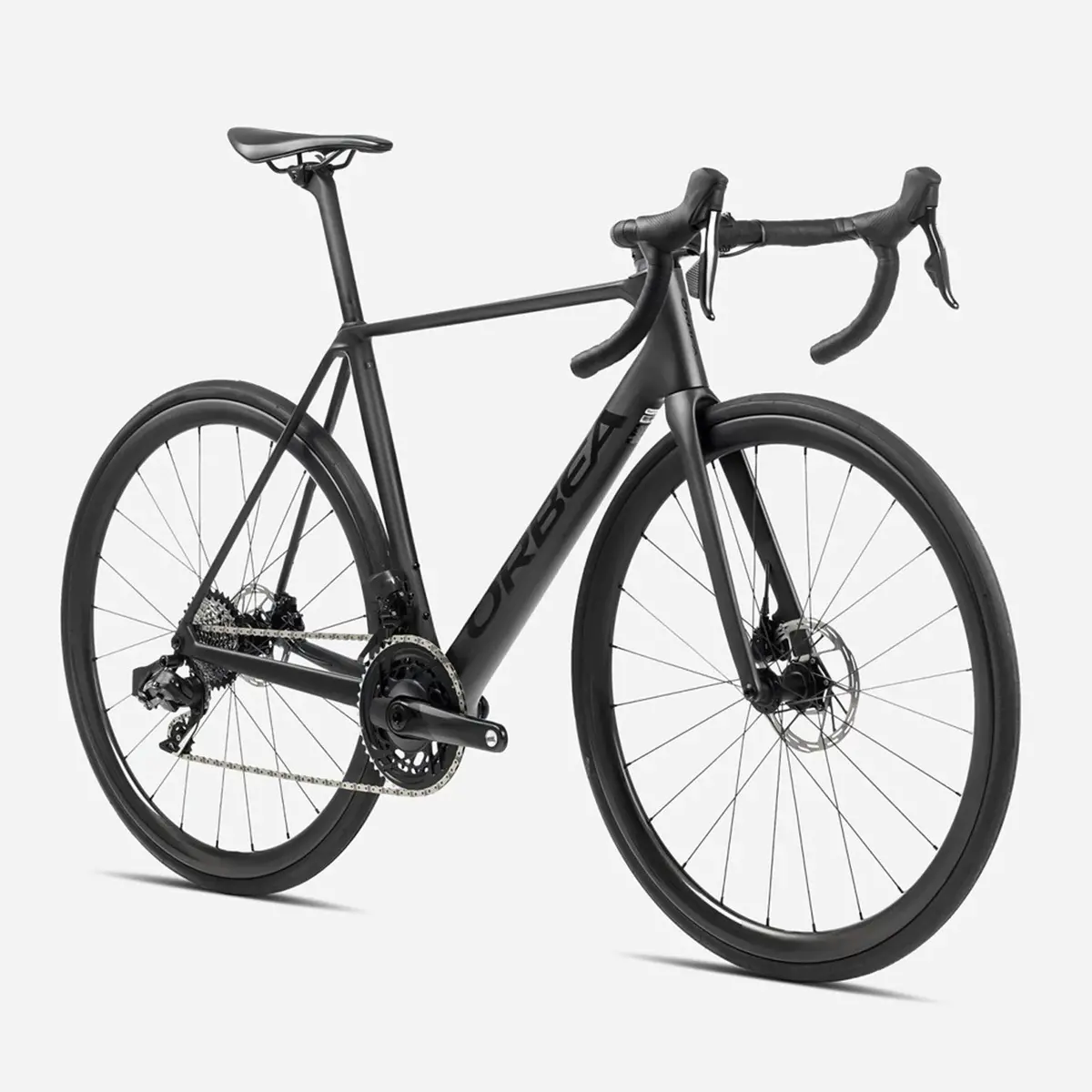 2025 Orbea Orca M35i, Shimano 105 Di2, Carbon Road Bike, Carbon Wheels, Black/Black 2