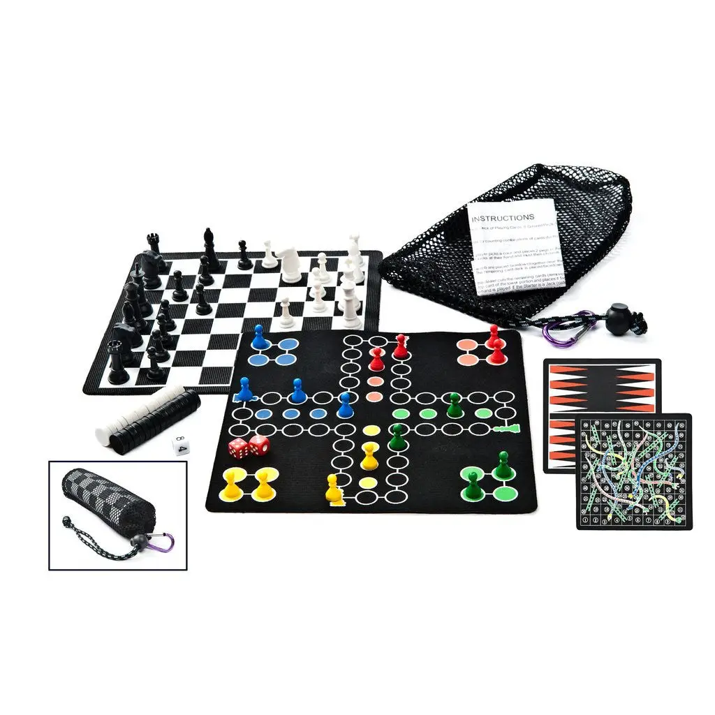 Outside Inside Backpack 5 In 1 Magnetic Game Set 1